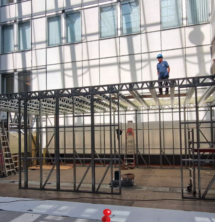 Structure LGS pour un aménagement intérieur