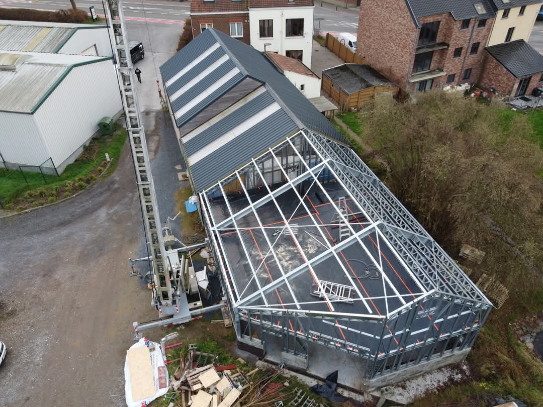 Structure LGS légère sur chantier
