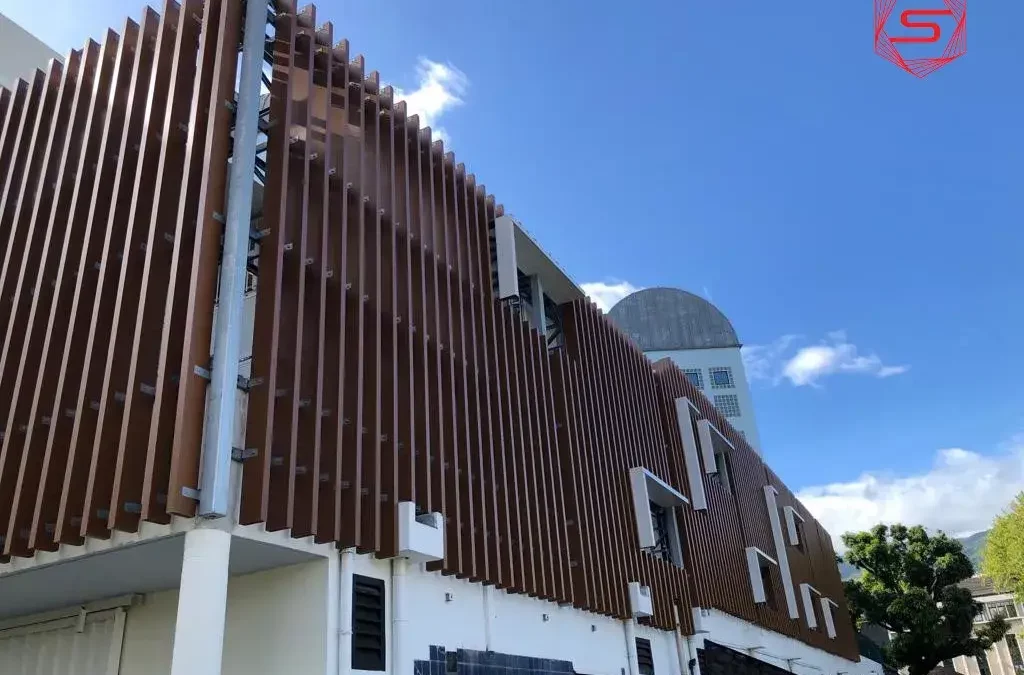 Mur rideau d&rsquo;un bâtiment